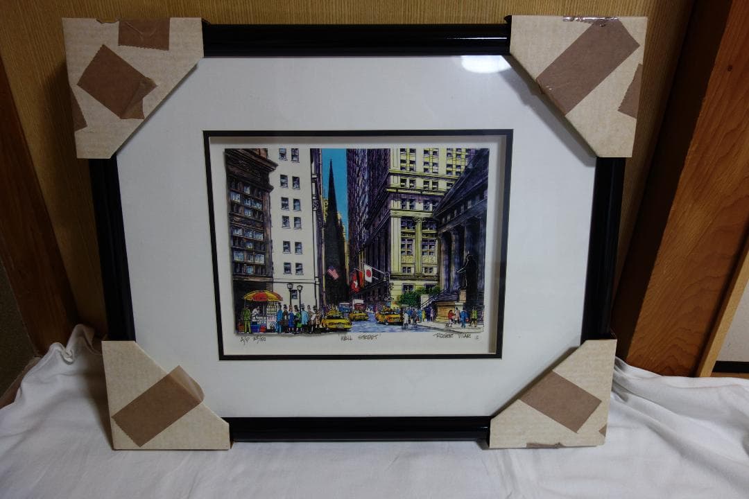 「WALL STREET」ロジャーヴィラー ３Dアート サイン有