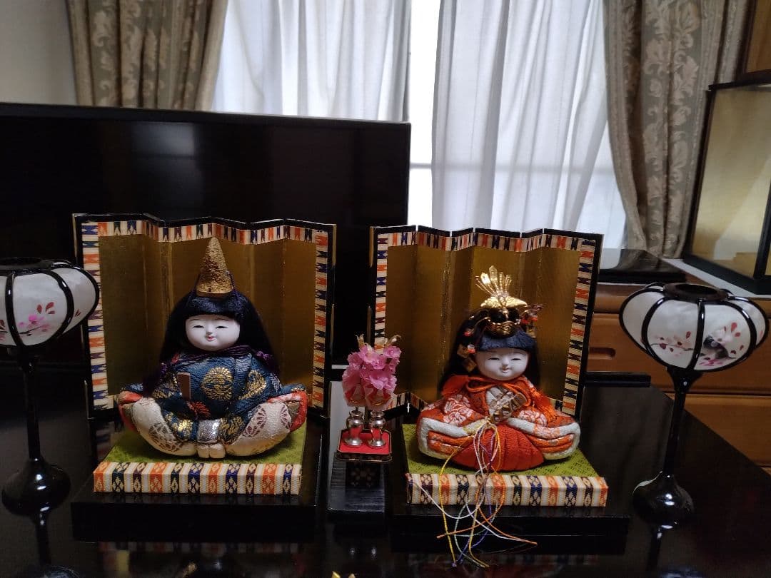 木目込みミニ雛人形