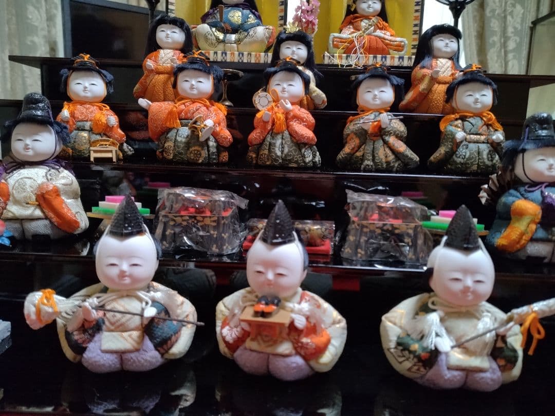 木目込みミニ雛人形