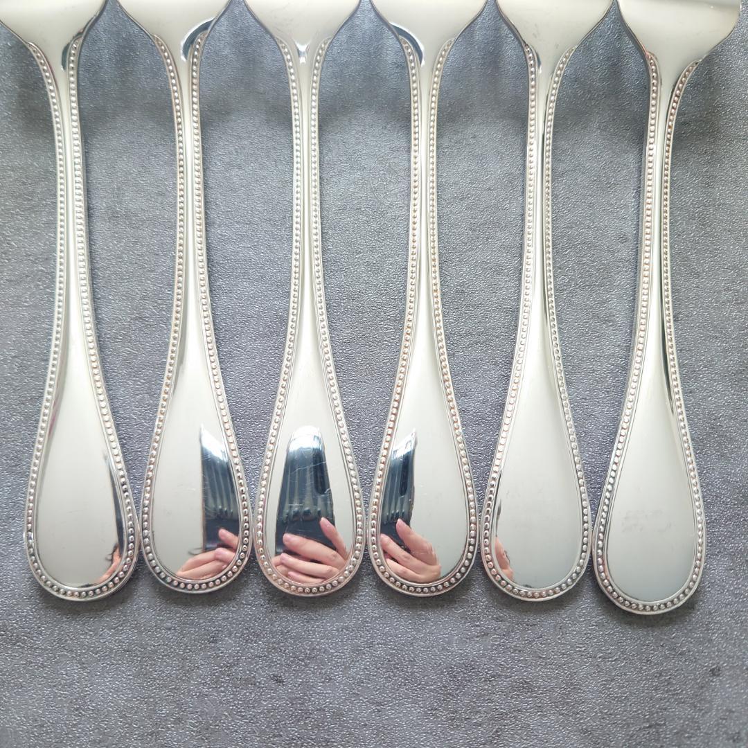 希少 美品 クリストフル パール サラダフォーク 6点