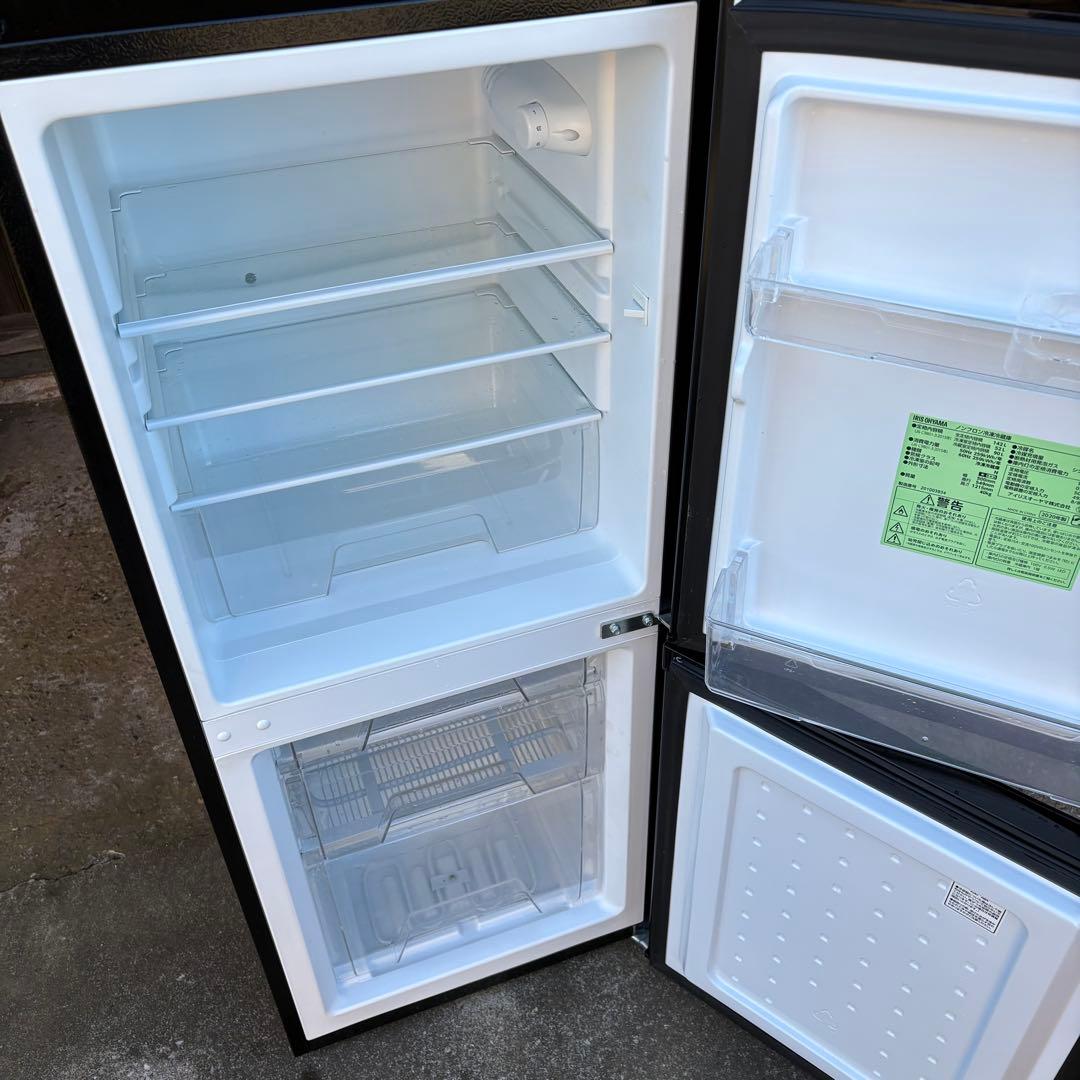 【東京23区設置無料‼️】アイリス　冷蔵庫142L 黒 2020年製