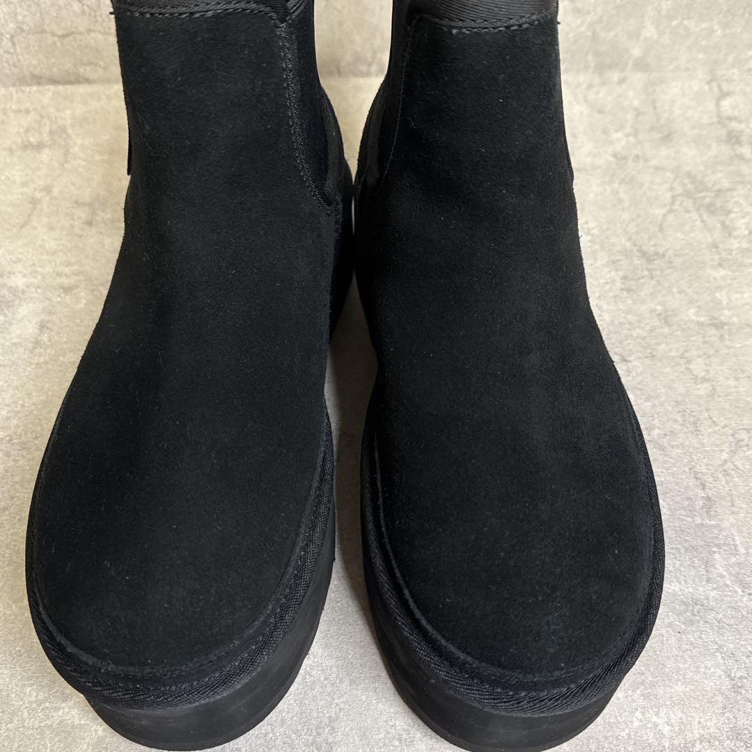 ＦUGG アグ ニューメル プラットフォーム チェルシー ブーツ 厚底 黒