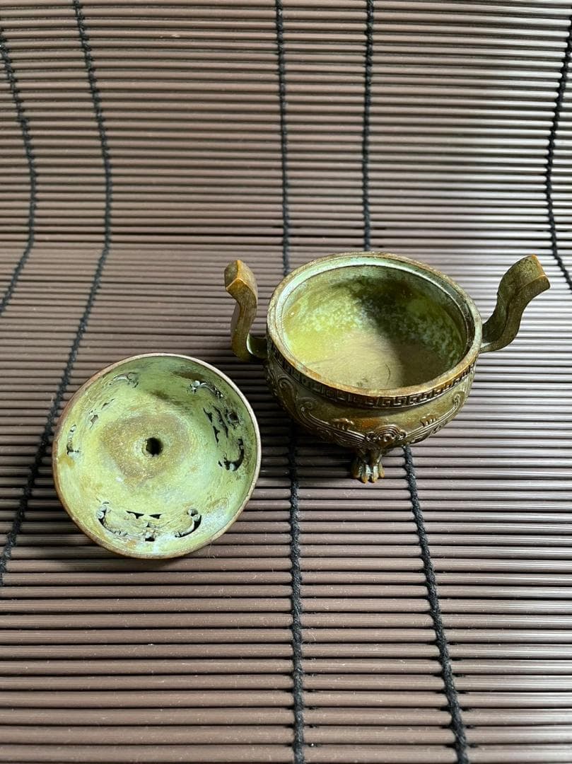 『悪魔』香炉　乾隆帝　中国美術　中国骨董　乾隆年製