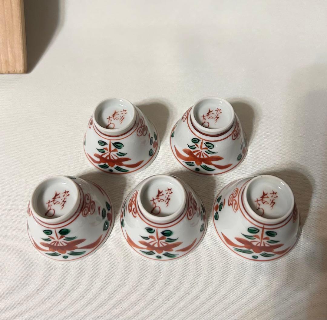 長右衛門 九谷焼 小茶器 一組 煎茶器 茶器 茶道具 急須 茶器セット 茶器揃