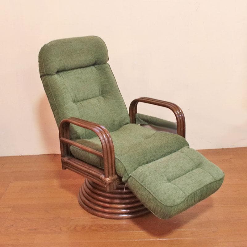 リクライニングソファ ラタン 籐家具 南国スタイル リゾート 214-1348