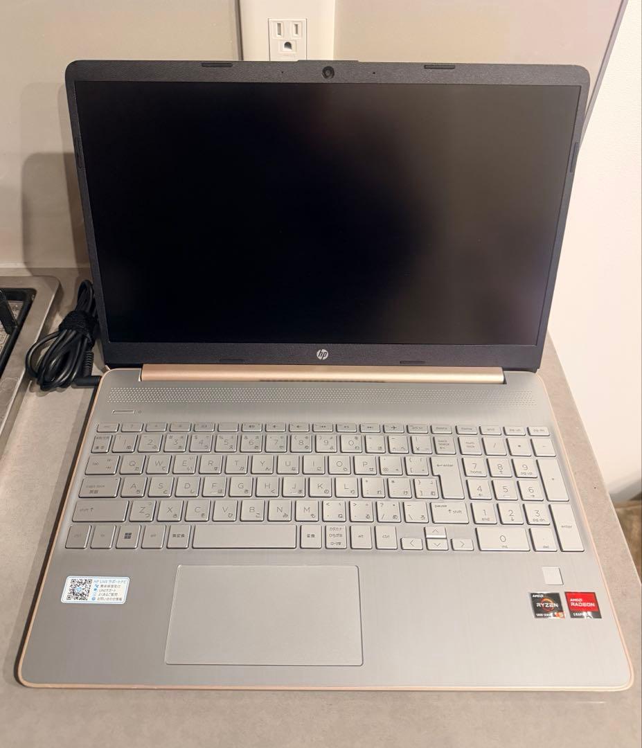 【美品・ほぼ未使用】HP 15s-eq2000 Ryzen5 8GB 512GB