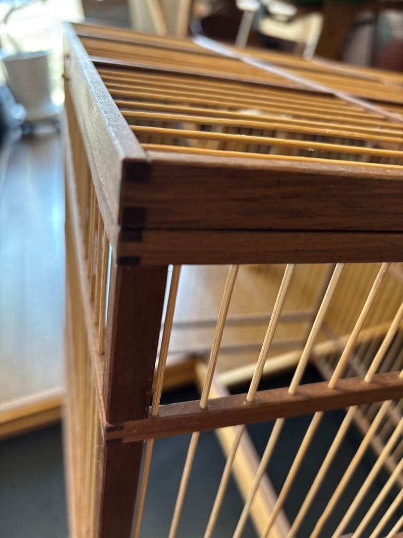 ハンドメイド　オーダー木製鳥かご 大型