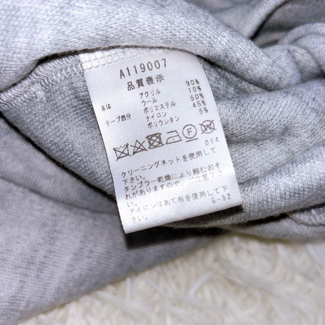 【レディース40⭐️大きめ】アルチビオ　ニットセーター　ハーフジップ モックネック