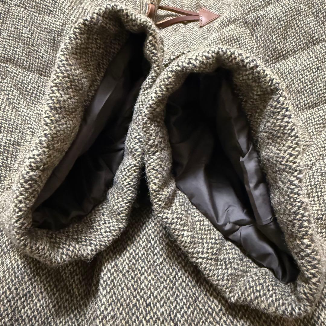 【極美品】J.PRESS ダッフルコート　ウールツイード　大きいサイズLL