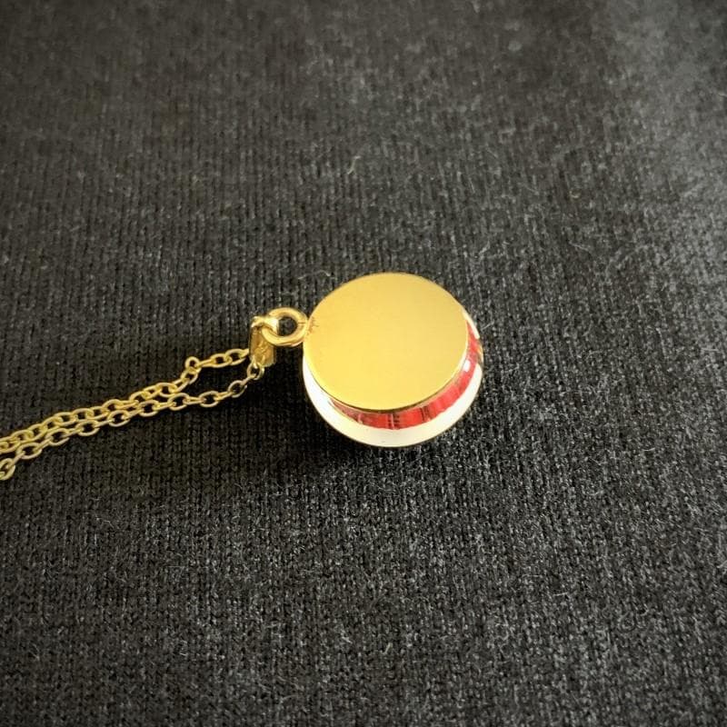 希少 サンルイ クリスタル ペーパーウェイト型 ネックレス