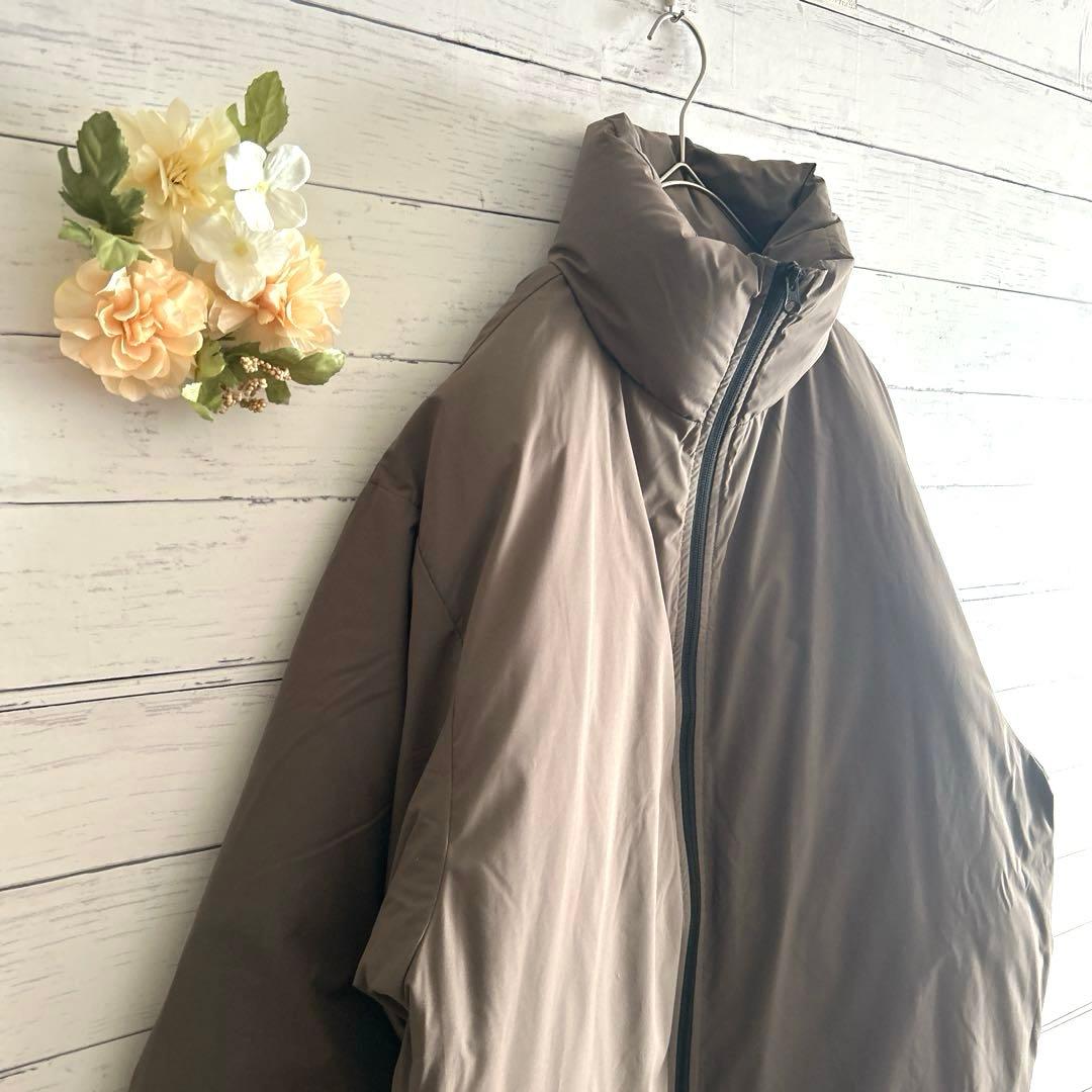 MUJI 無印良品 水を弾くスタンドカラーダウンコートオーバーサイズ男女