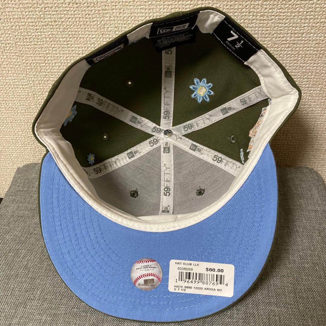 【海外限定】ニューエラ アリゾナダイアモンドバックス 59FIFTY オリーブ