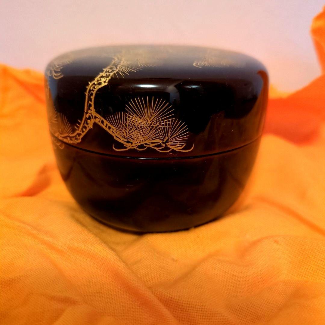 【特価！】【茶道具】平棗　秋田　川連漆器　藤原清助（静雨）作