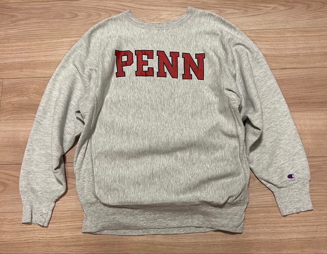 80s CHAMPION リバース カレッジ PENN アイビー 古着 XXL