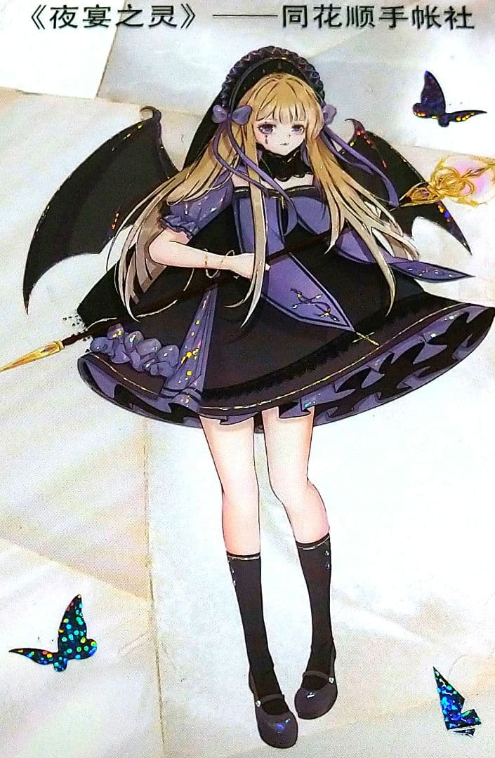 J479＃夜宴之灵(银河沙)同花顺切り売り海外人物マステ女の子