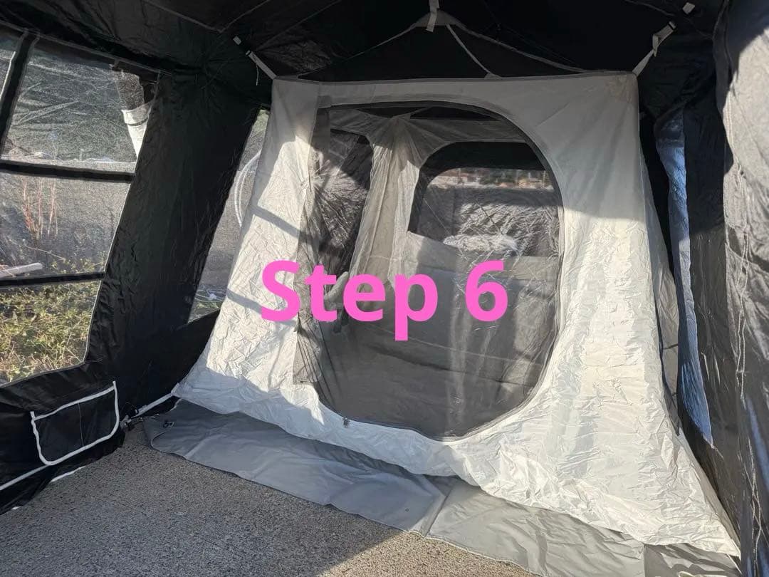 BLACK DOG大型折りたたみキャンプテント定価127600円 5分で組み立て