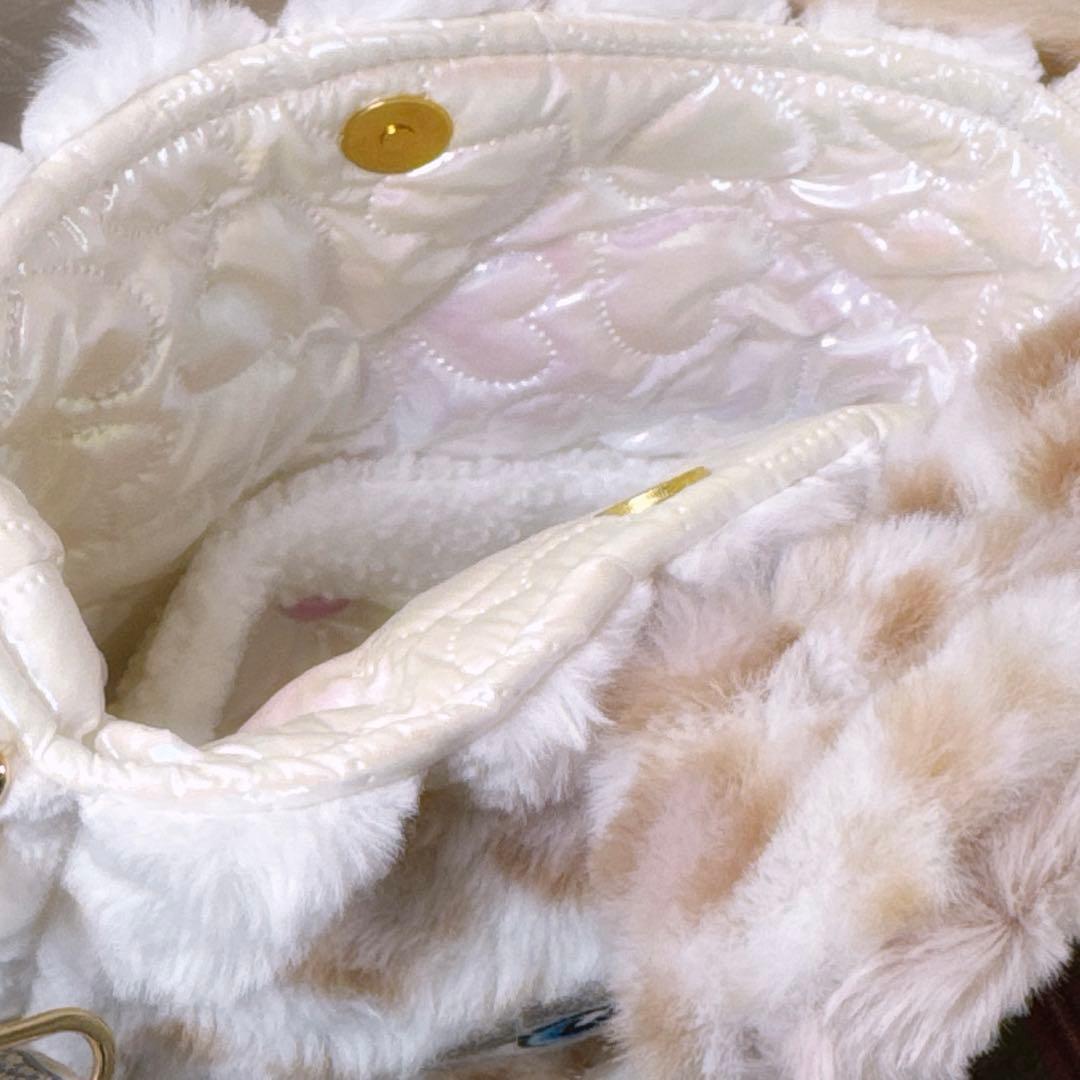 あ*き様 コヤンイサムチョン♡新作big豹柄うさ着ぐるみルミちゃんのサコッシュ