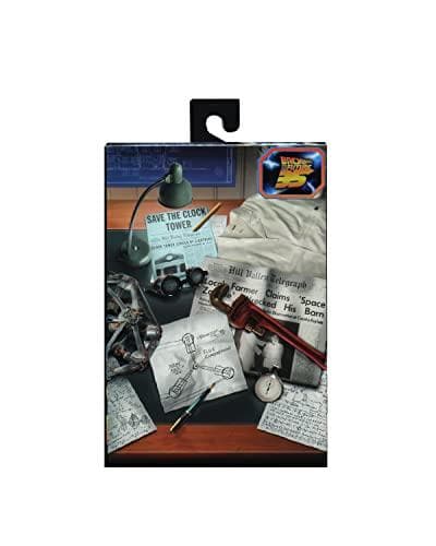 バックトゥザフューチャー 7\"アクションフィギュア ドク ブラウン 1955aa