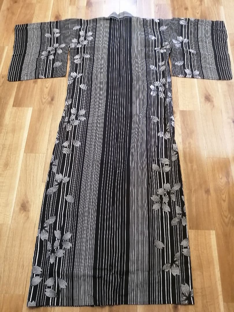 浴衣単品　JKコシノジュンコ　ブラック系　日本製