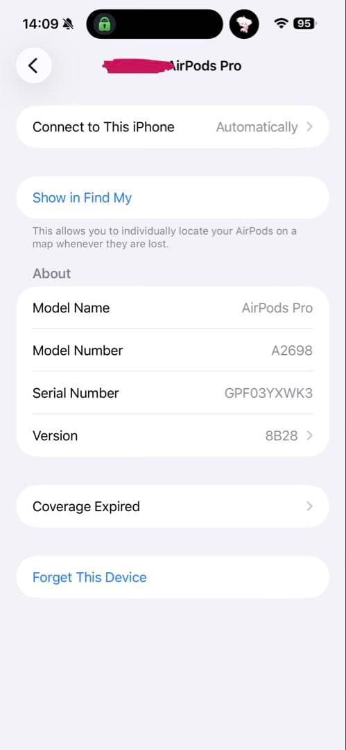Apple AirPods Pro 2 本体