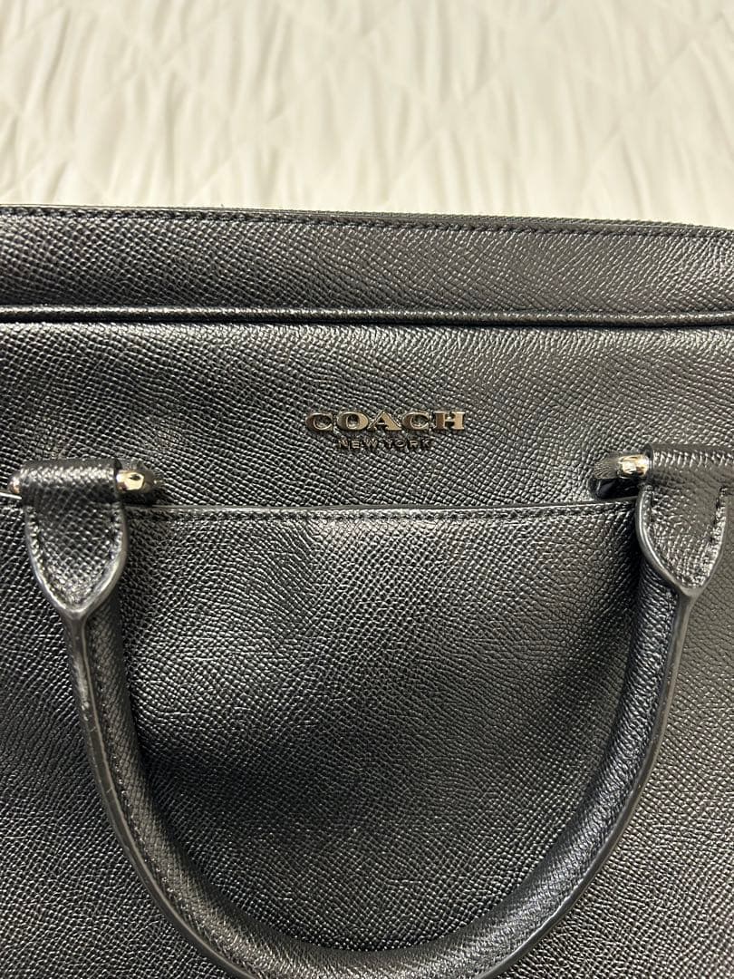 COACH ブラック ビジネスバッグ　ブリーフケース