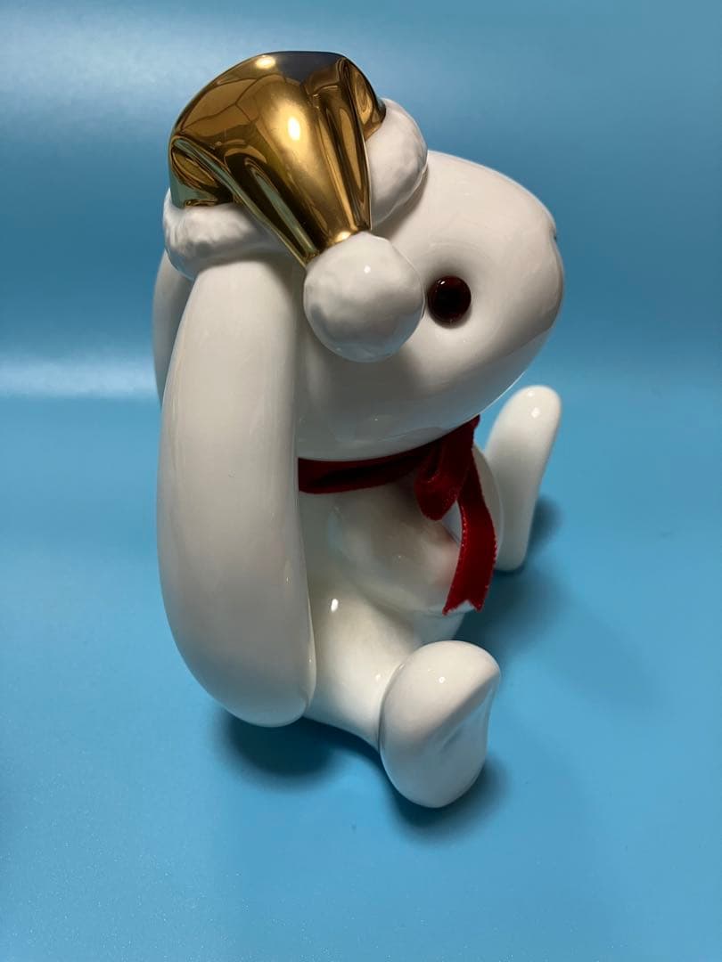 ノリタケ　アートコレクション　クリスマスラビット　置物