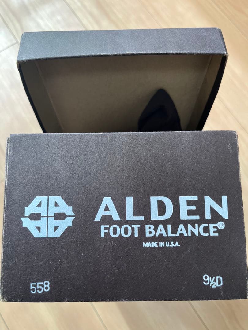 y*n様 Alden オールデン　カーフ　ストレートチップ　ブラック　9.5