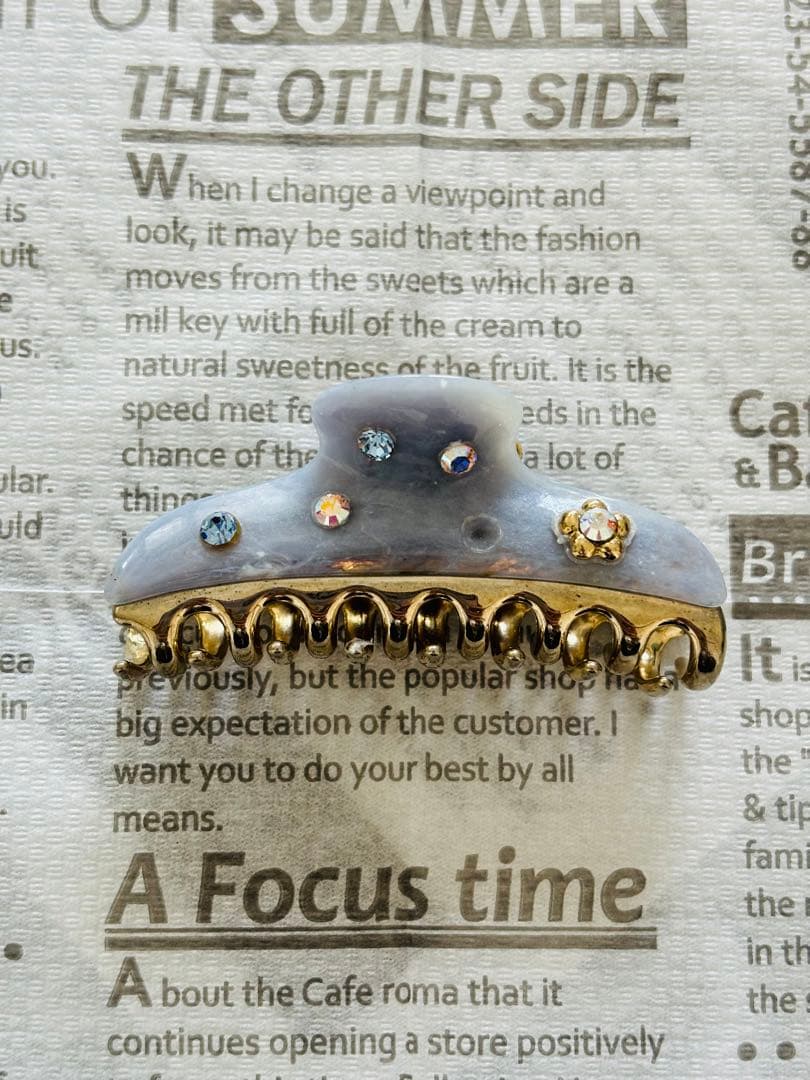 accaスカイブルーヘアクリップ