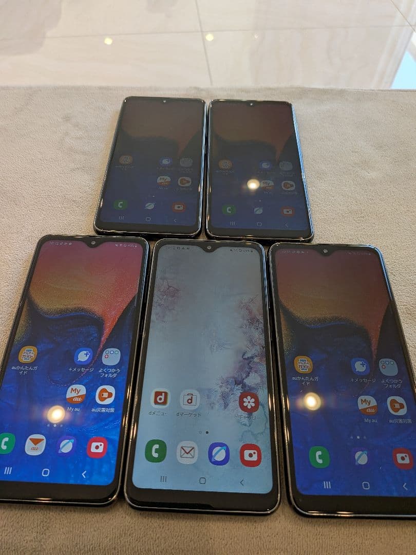 Galaxy a20 ブラック5台