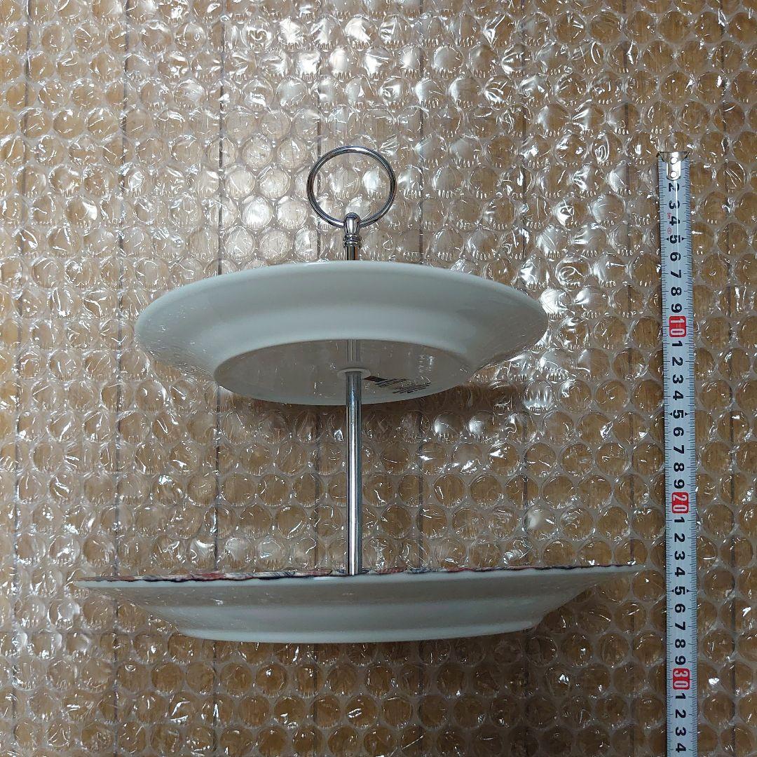 ２段式ケーキプレート　英国　ARTHUR　WOOD