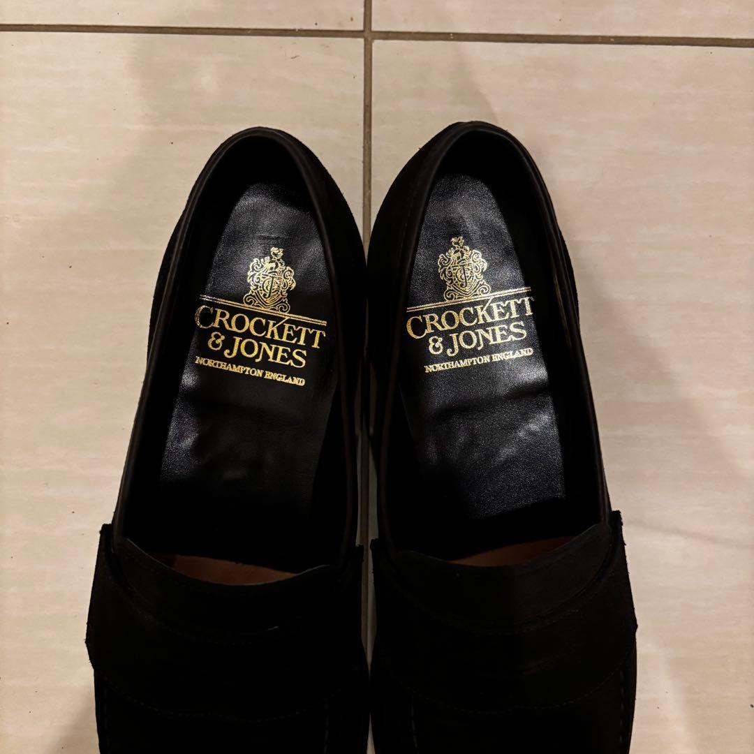 CROCKETT & JONES Harvard2 スエード　ブラック　6E