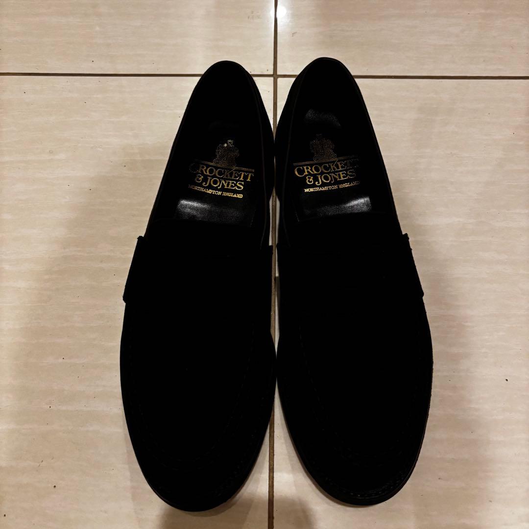 CROCKETT & JONES Harvard2 スエード　ブラック　6E
