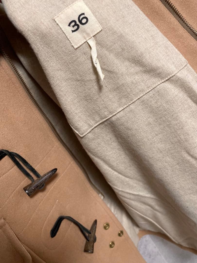 くんゆた様購入用【scye basics】定番メルトンダッフルコート 36