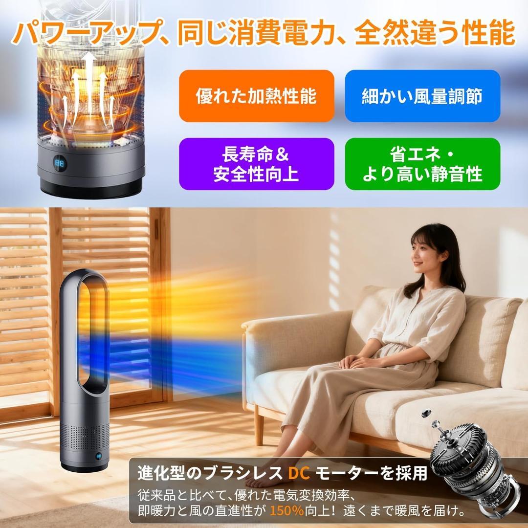 セラミックヒーター 冷暖兼用 電気ストーブ ヒーター 暖房器具 省エネ 電気