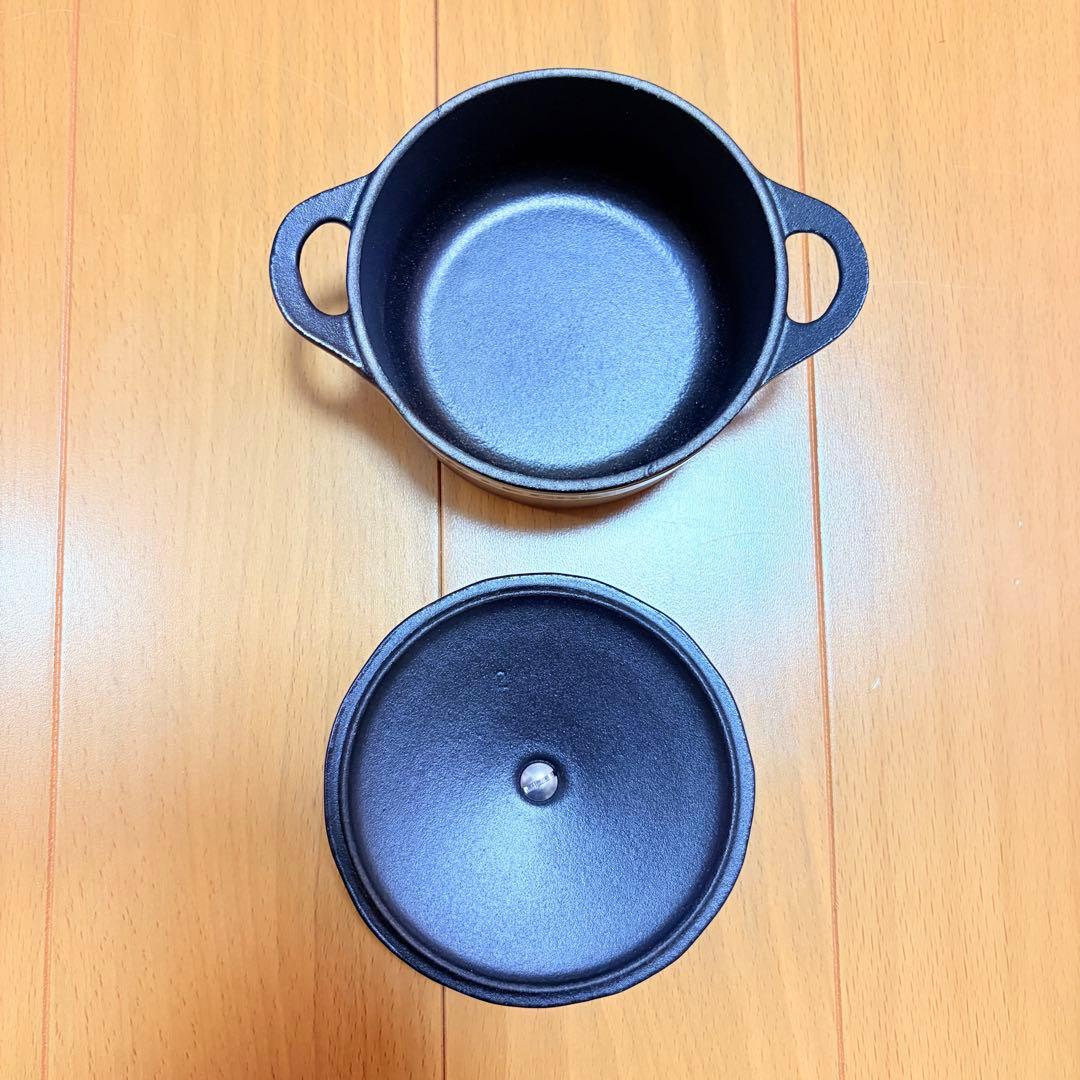 LE CREUSET ci ミニココット マットブラック