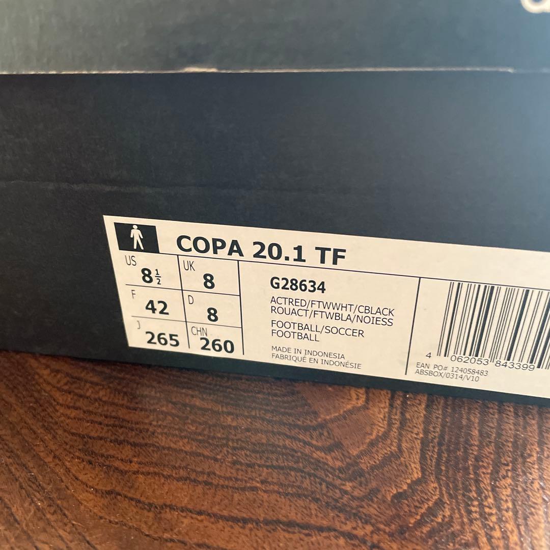 adidas コパ20.1TF レッド サッカーシューズ