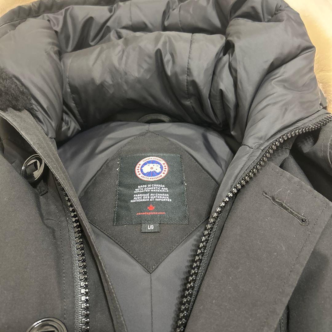   ブラック ダウンジャケット Lサイズ