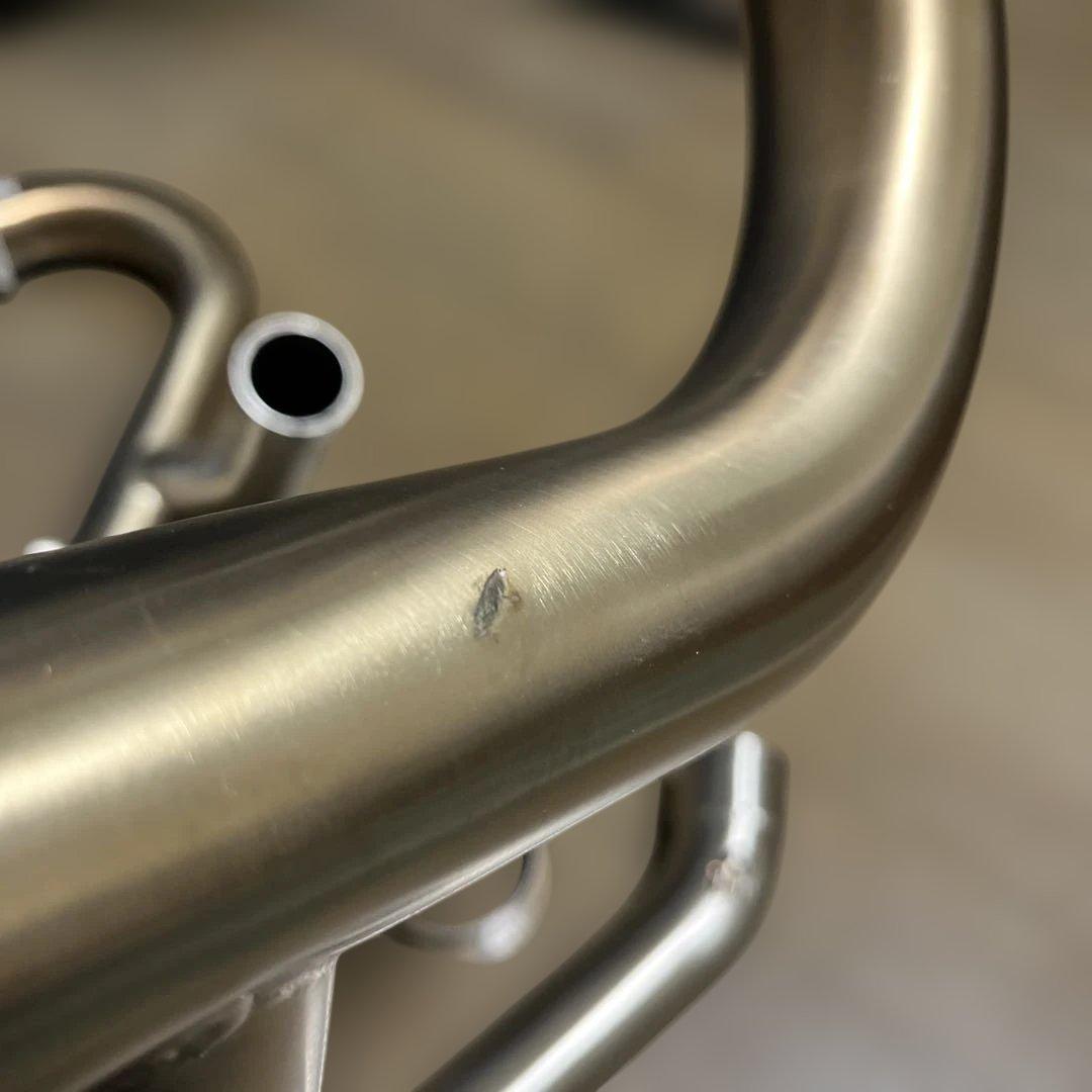  RnineT ユニットガレージ　ステンレスエキゾーストパイプ