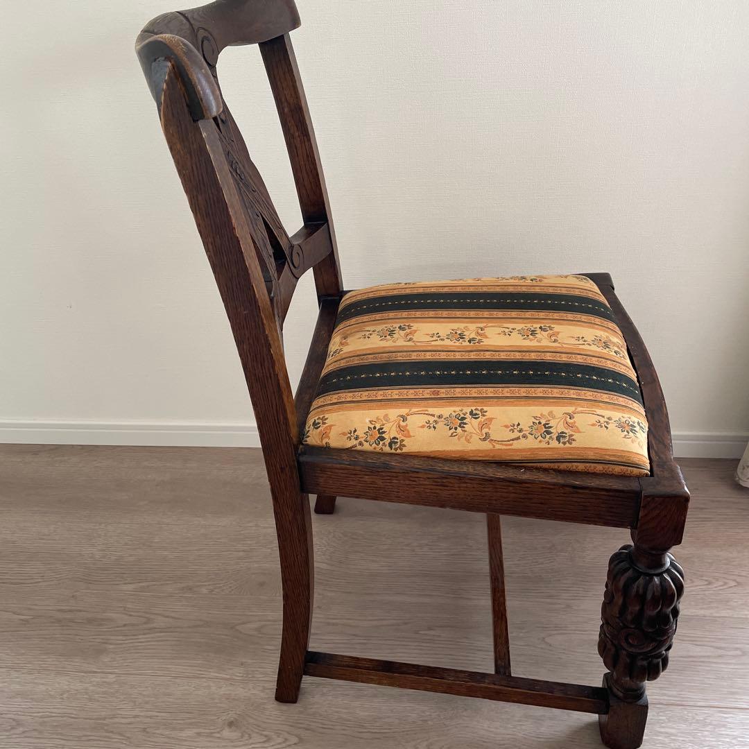 アンティークチェア イス チェア フランス ヨーロッパ 木製　ダイニングチェア②