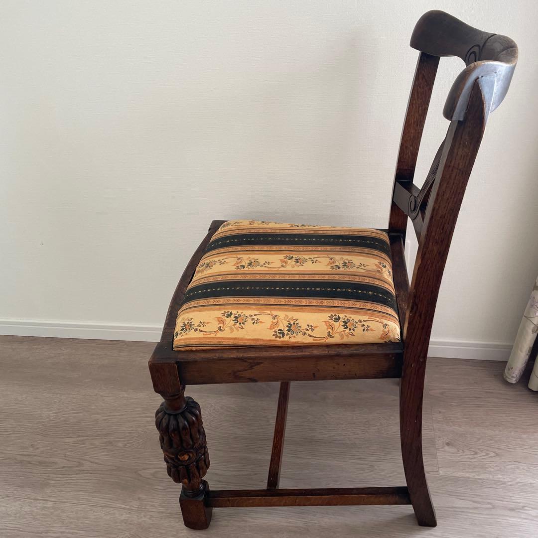 アンティークチェア イス チェア フランス ヨーロッパ 木製　ダイニングチェア②