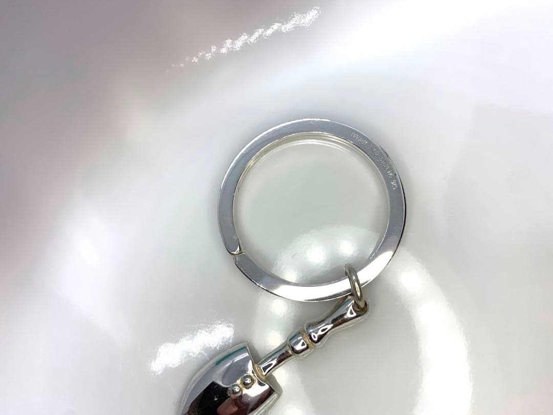 ティファニー　スコップ　キーリング