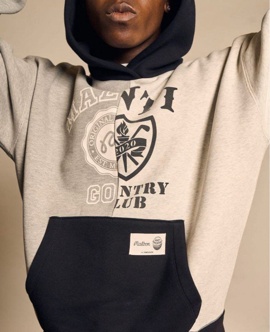 メンズウェア MALBON x ANTi COUNTRY CLUB TOKYO HOODIE