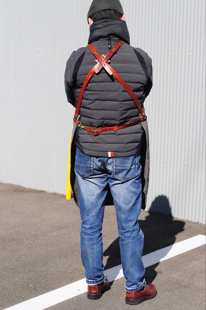 キャンバスレザーエプロン フリーサイズ