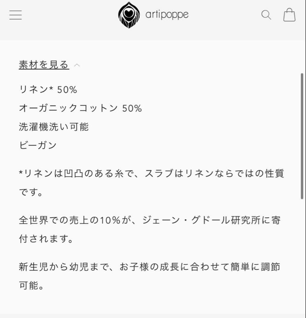 ⭐︎極美品⭐︎artipoppeアーティポッペ抱っこ紐