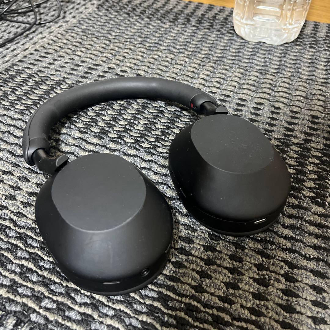 ブラック ワイヤレスヘッドセット キャリングケース付き値下げ可能