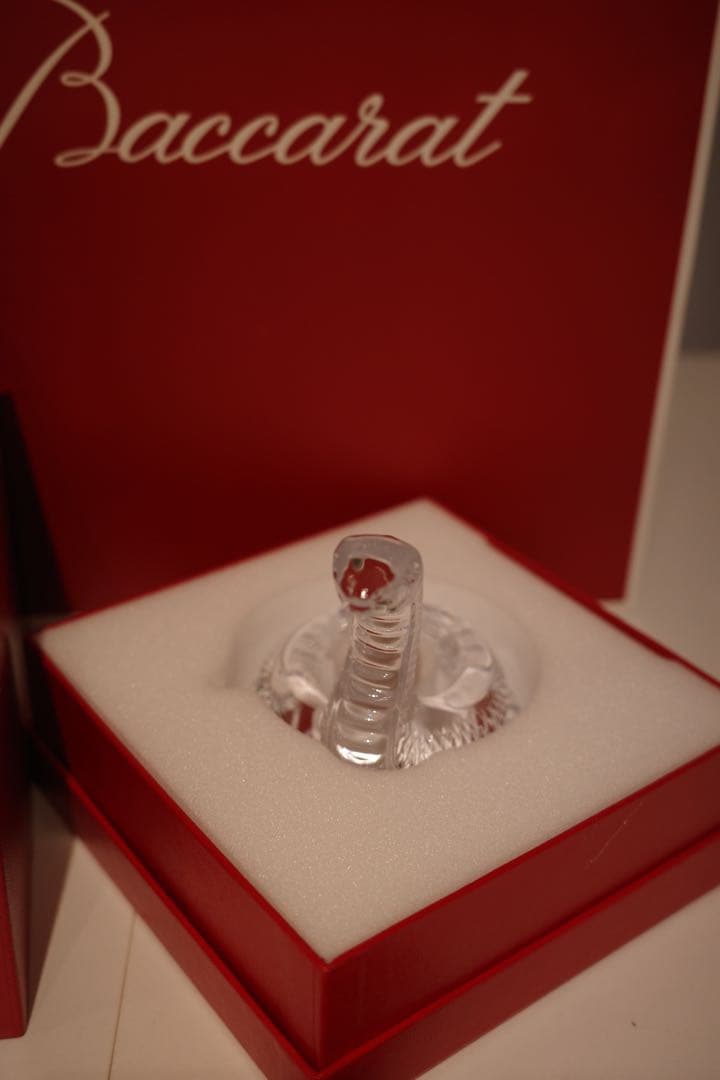 【新品】バカラ クリスタル置物 2025干支 蛇