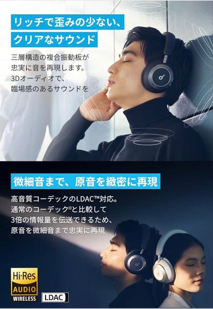 Anker soundcore Space One Pro アンカー　ヘッドホン