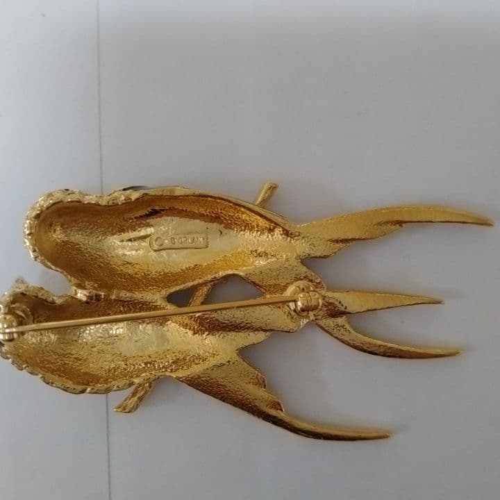 ドーラン　ヴィンテージ 鳥のブローチ