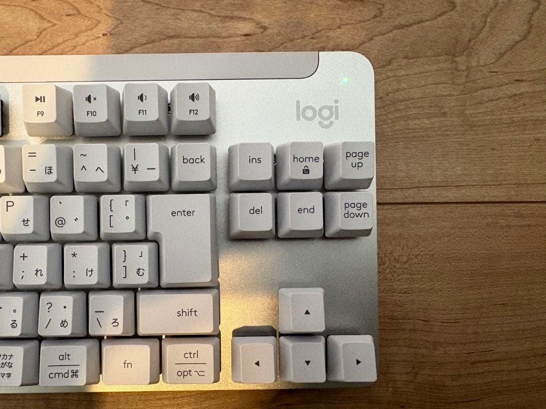 【美品】logicool K855 キーボード　ホワイト