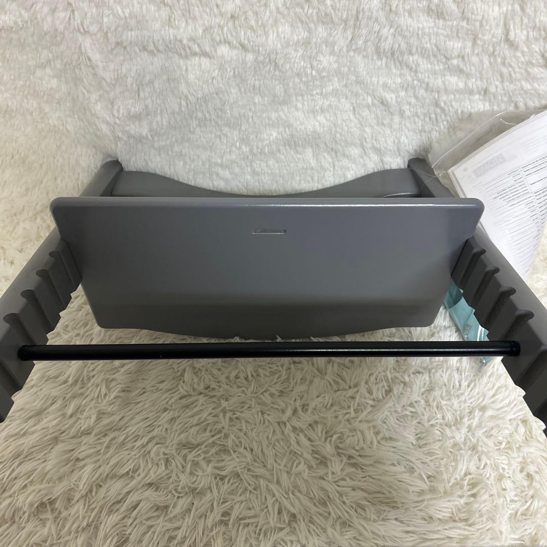 【極美品】ストッケ　トリップトラップ　シリアルNo.6 ストームグレー　付属品有